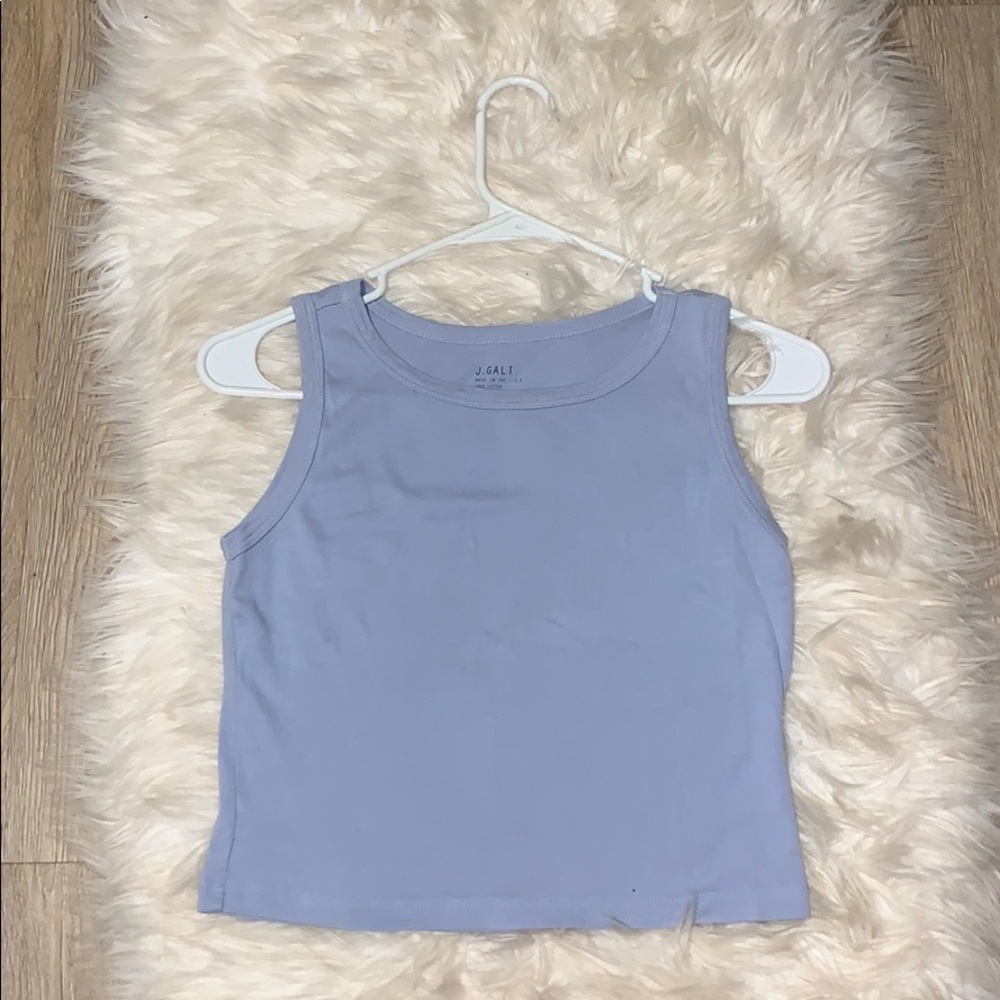 Brandy Melville Baby Blue Cropped Tank